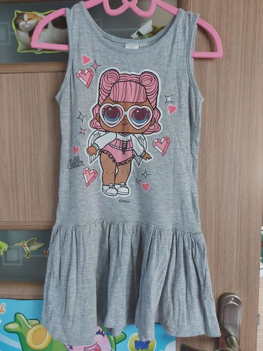 116.Sukienka na grubych ramiączkach LoL