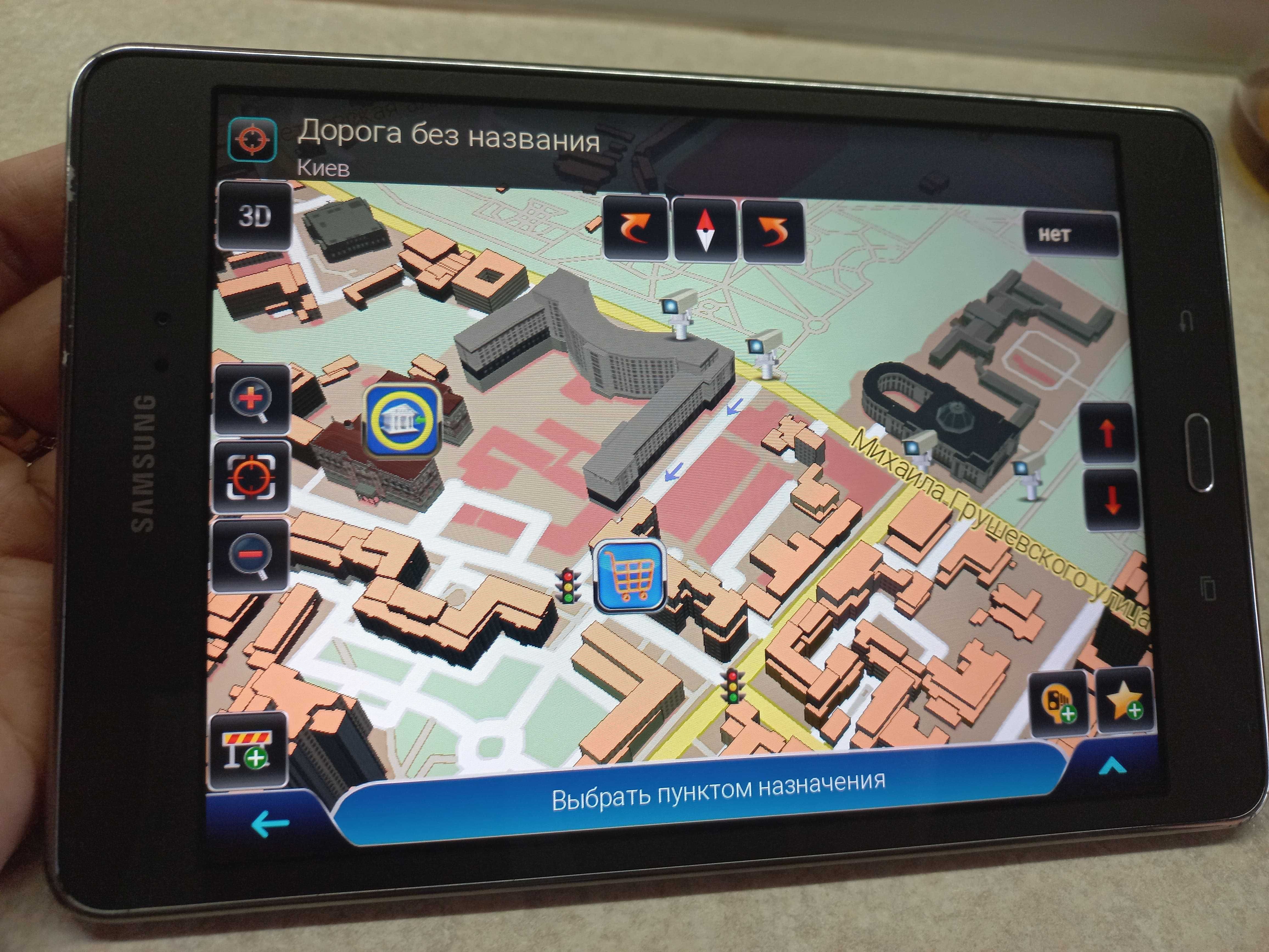 GPS Samsung 8" навігатор на ANDROID, Карти Європи, України, Азії 2025р