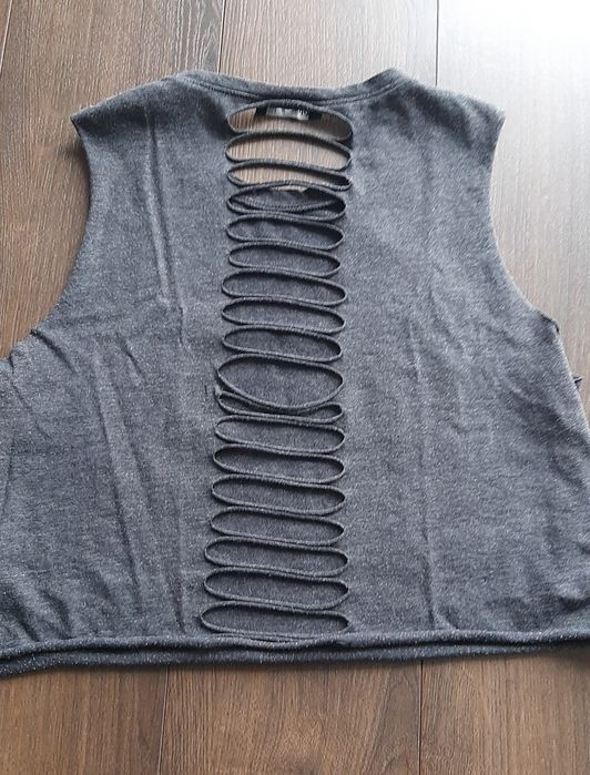 Croop Crop top Koszulka z wycięciami Xs 164