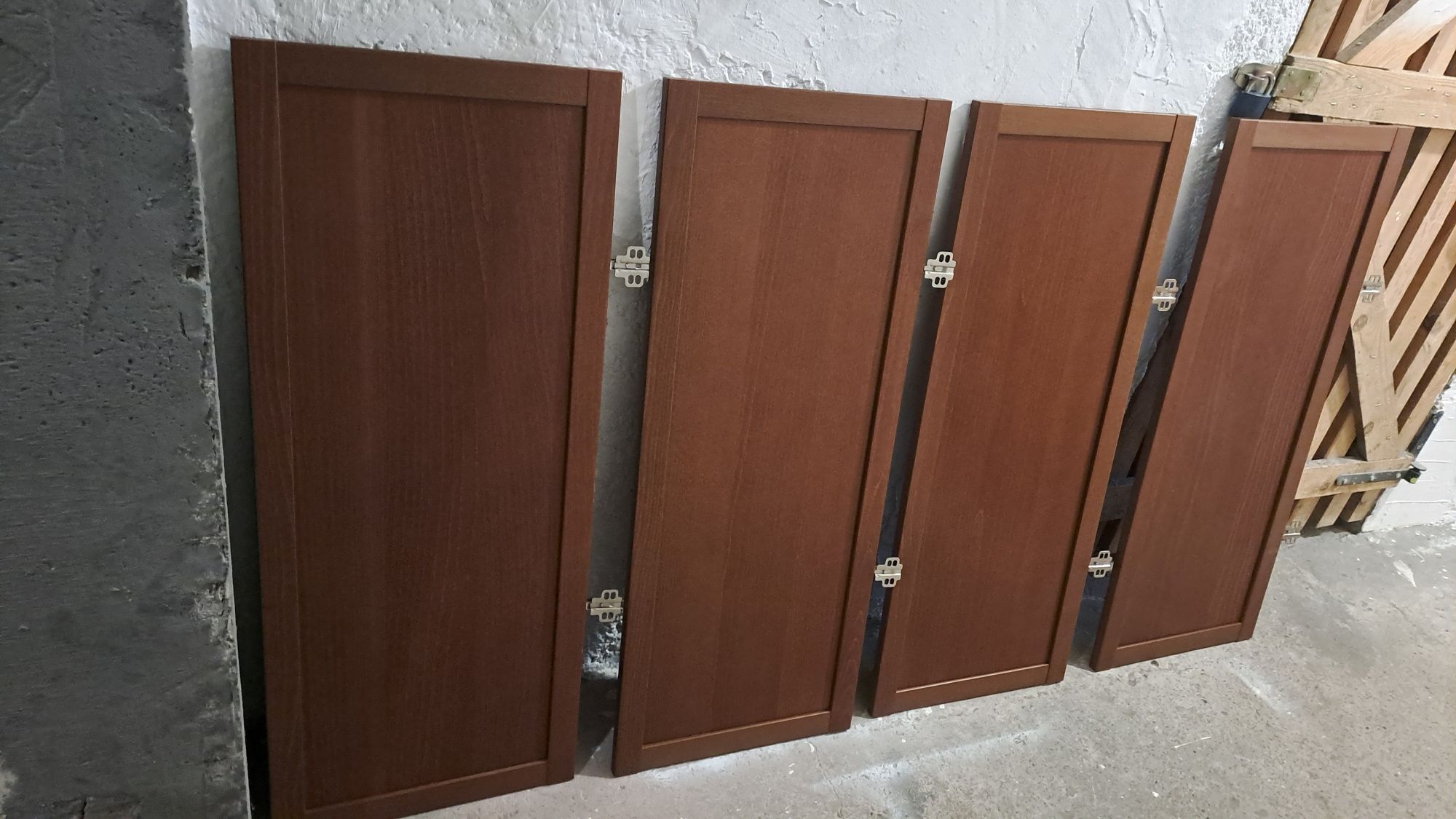 drzwiczki/fronty do regału BILLY IKEA model OLSBO brązowy orzech 40x97