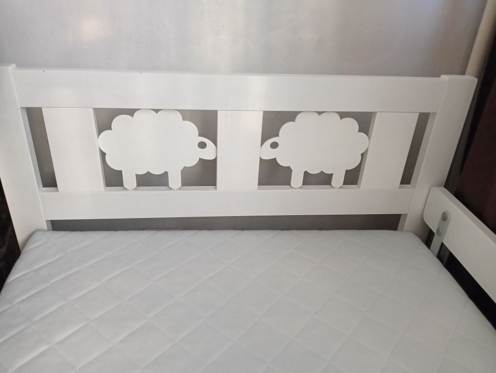 Łóżko z materacem dla dziecka Kritter Ikea