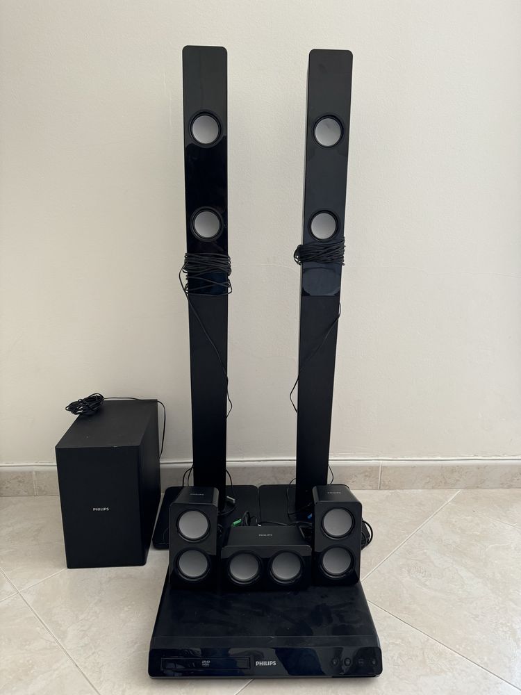 Sistema de som surround 5.1 Philips