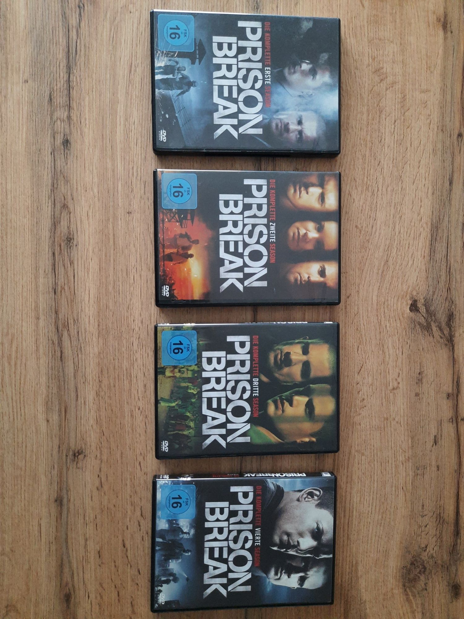 DVD: Prison Break, sezony 1-4, wydanie niemieckie