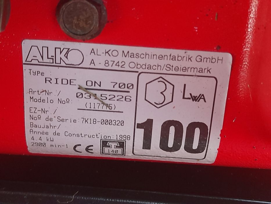 Газонокосилка * ALKO*-4.4kwt.ніж-55 см