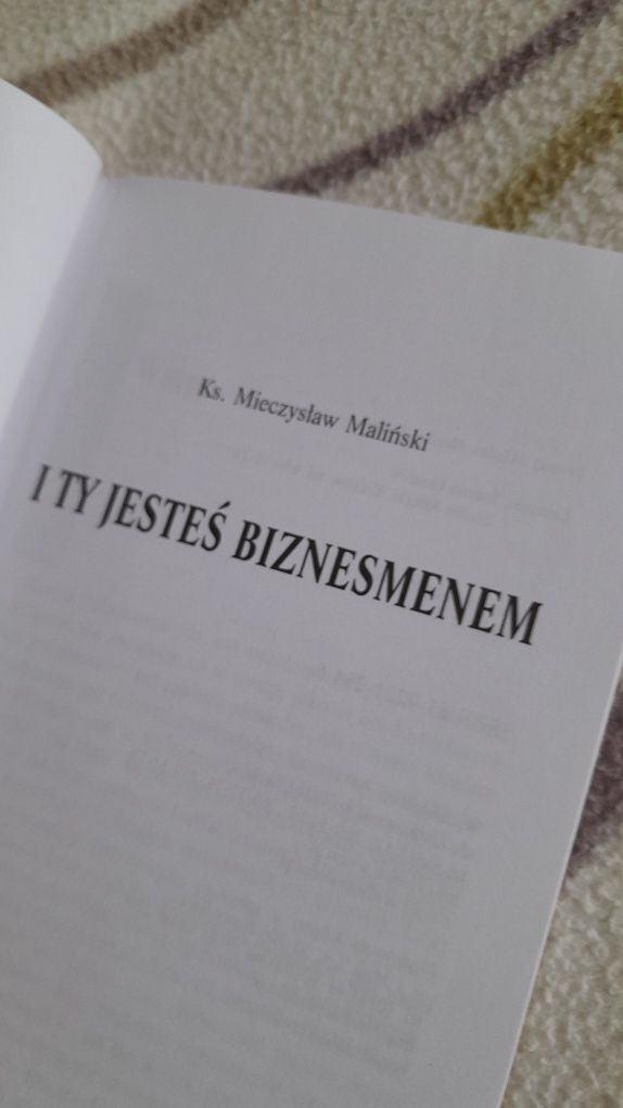 I ty jesteś biznesmenem - Ks. Mieczysław Maliński stan bdb