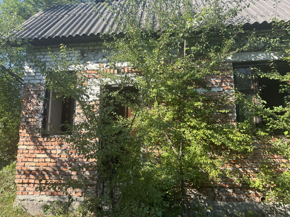 Дачна ділянка з недобудованим будинком у Микитинцях