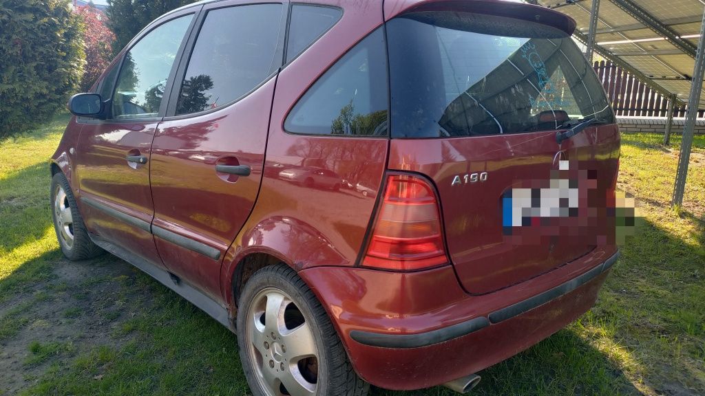 Części Mercedes A 190, belka,chłodnica,pas,lampy,zderzak