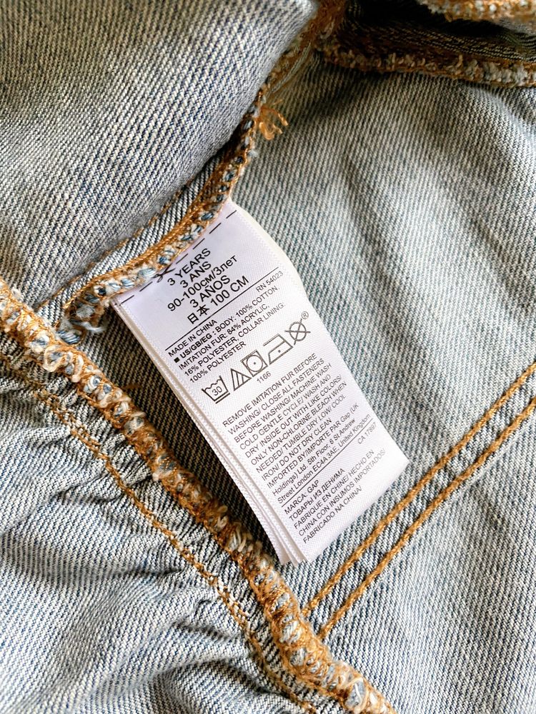 Джинсовая куртка baby Gap для девочки 3 года