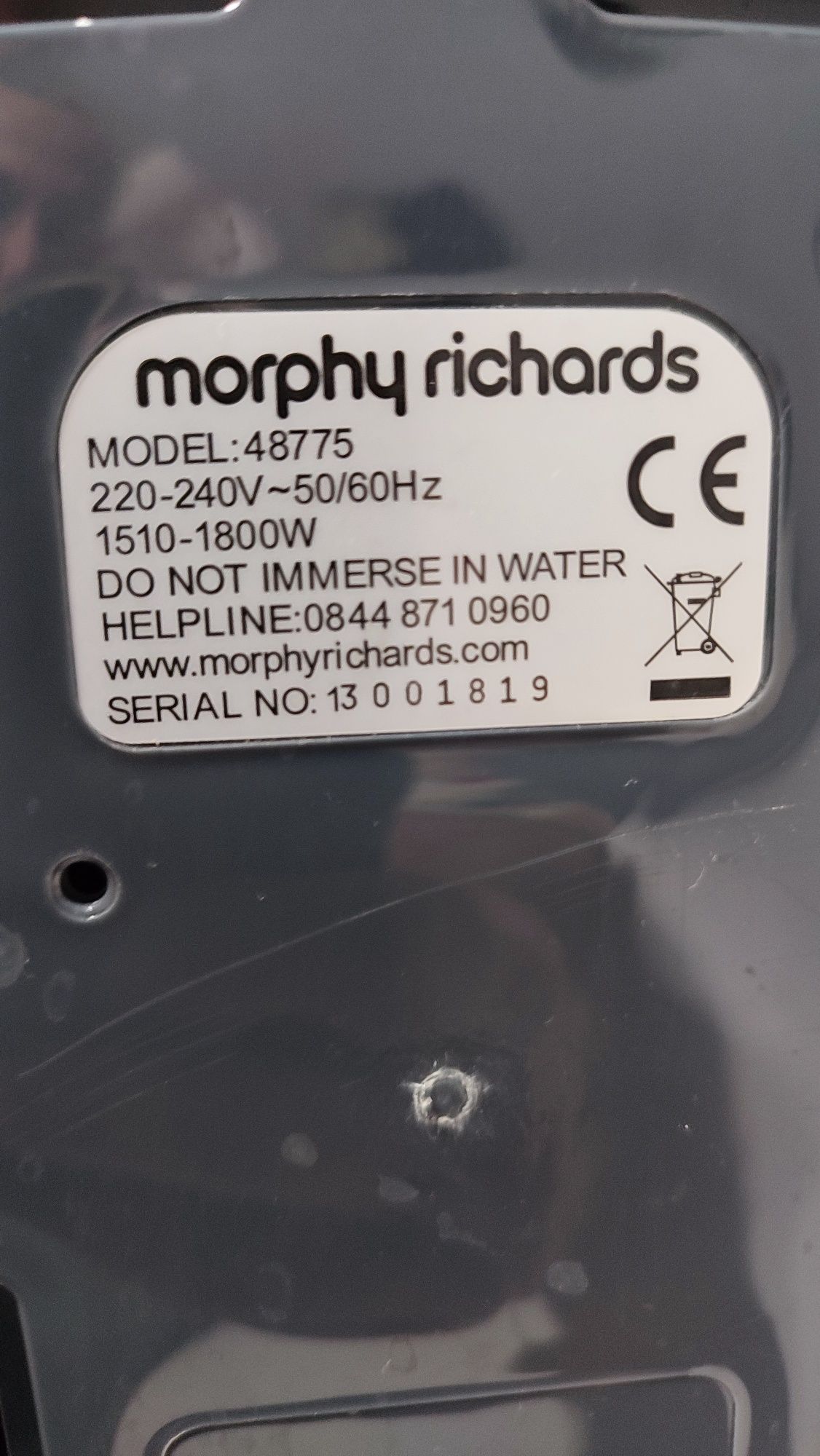 Parowar  Morphy Richards