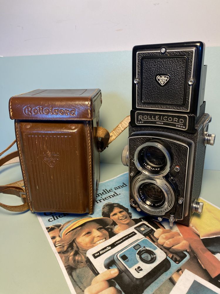 Rolleicord 75mm f3.5 Xenar - aparat analogowy z kolekcji