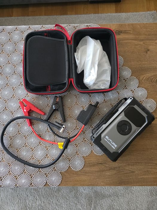 Urządzenie rozruchowe+Przenośny kompresor+powerbank