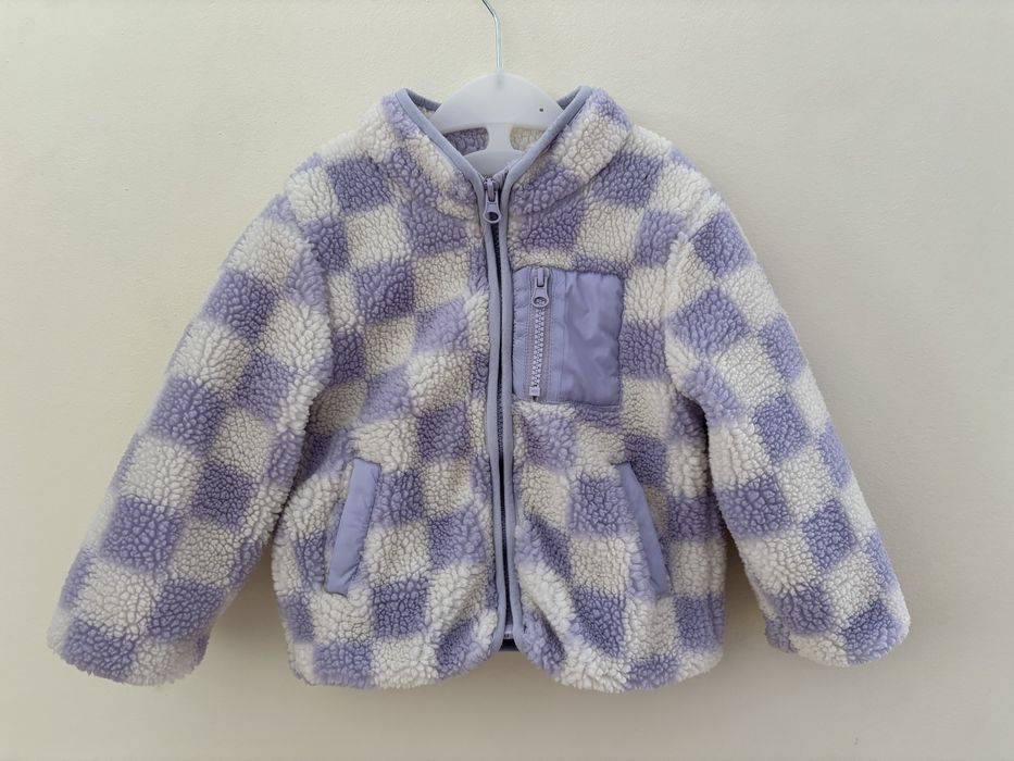 Ciepla bluza kurteczka baranek dziewczynka Tu 86/92 cm