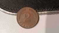 Moneta RFN 2 Pfennig 1975 D.Rzadka