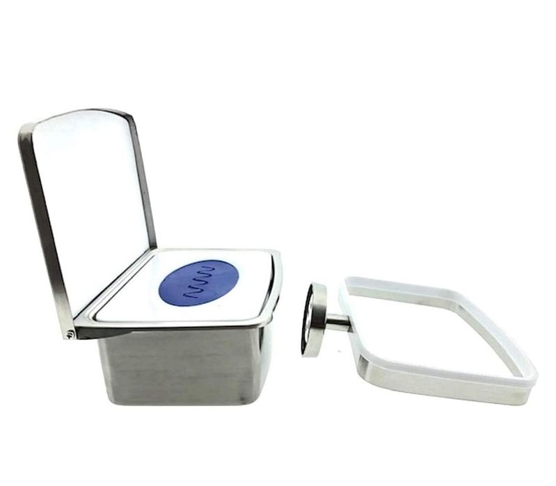 Pudełko organizer pojemnik na chusteczki stał nierdzewna RB&G