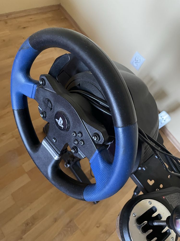 Kierownica Thrustmaster T150 Pedały T-LCM Shifter TH8A Stelaż Zestaw