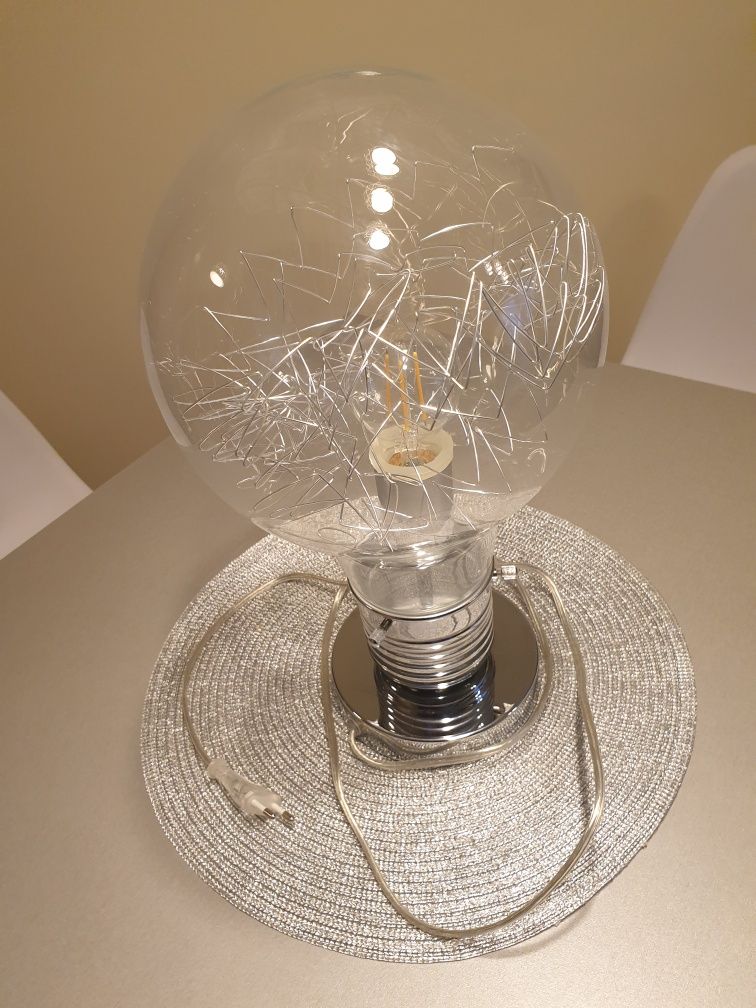 Lampa stołowa bulb + żarówka