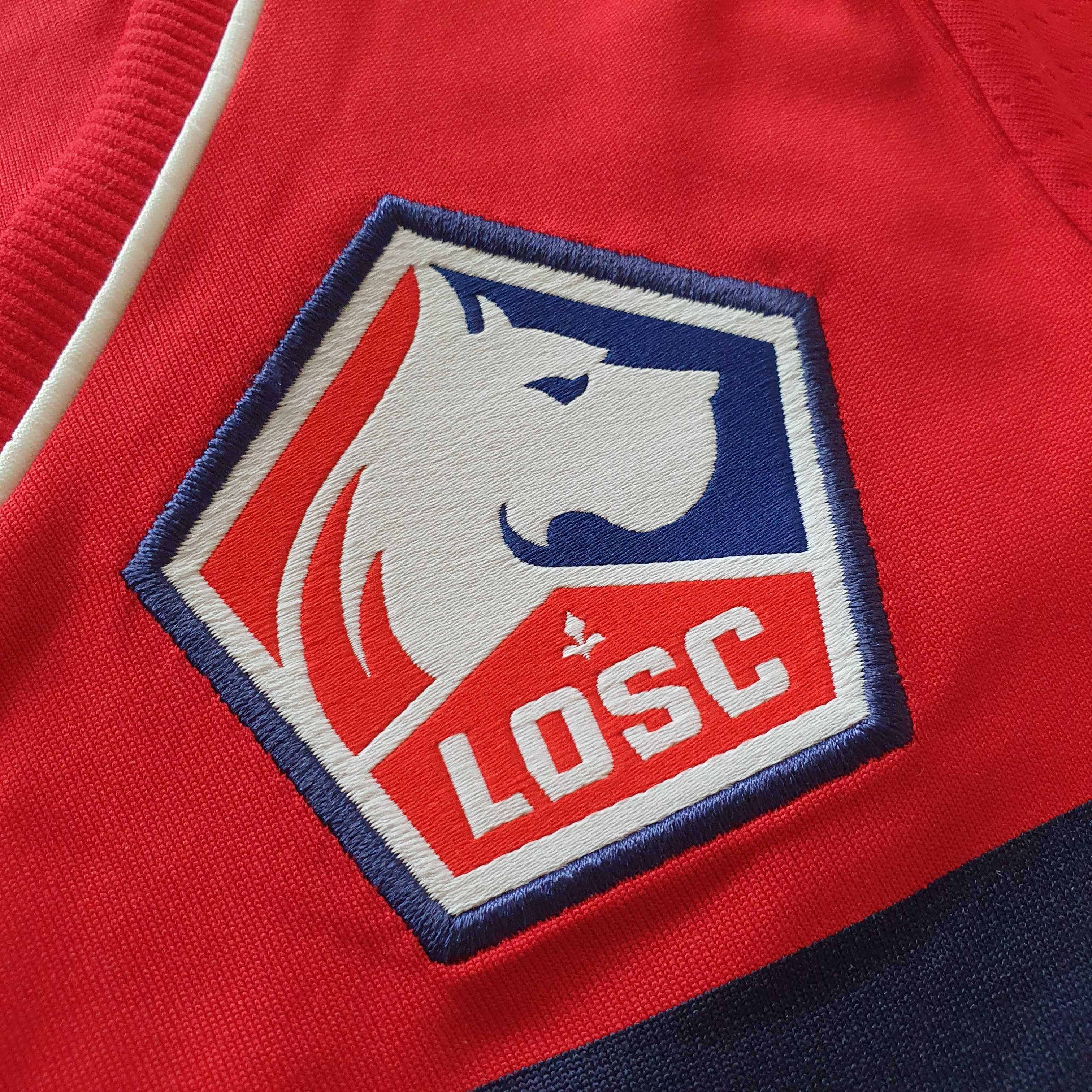 T-shirt de criança New Balance Losc Lille equipamento, nova, S 122 cm