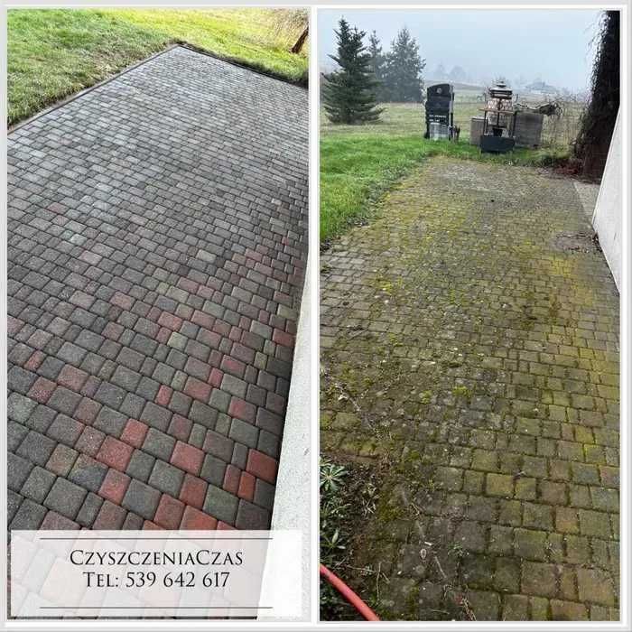 Mycie Czyszczenie Elewacji Kostki Brukowej Dachu
