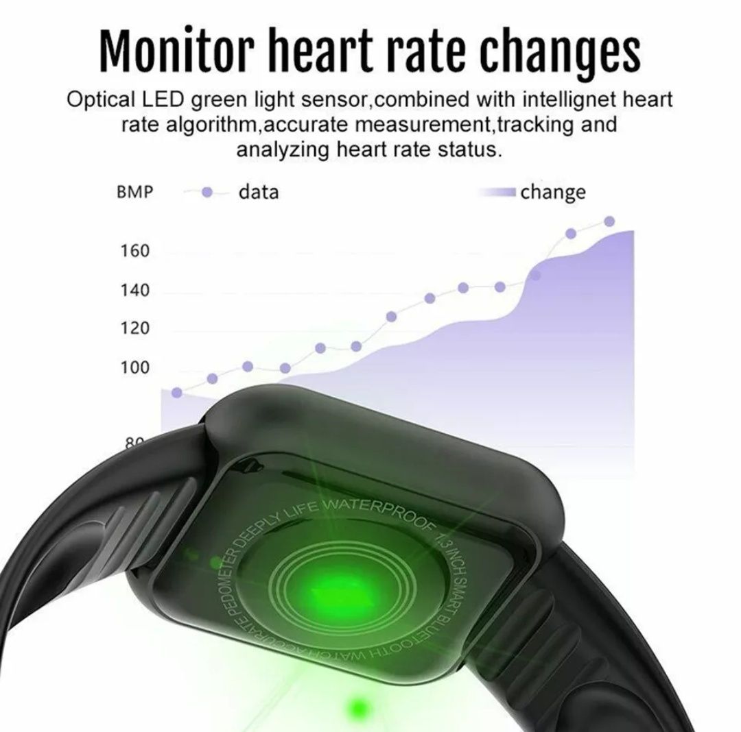 Smartwatch Y68 monitor zdrowia NOWY