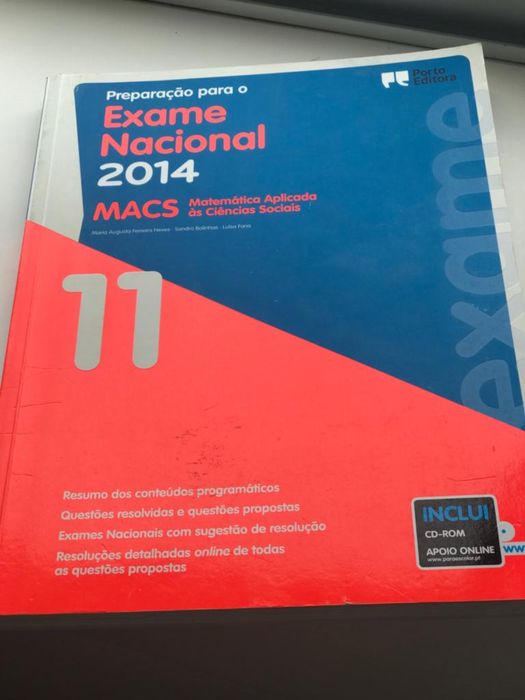Livro exame nacional macs 11 ano