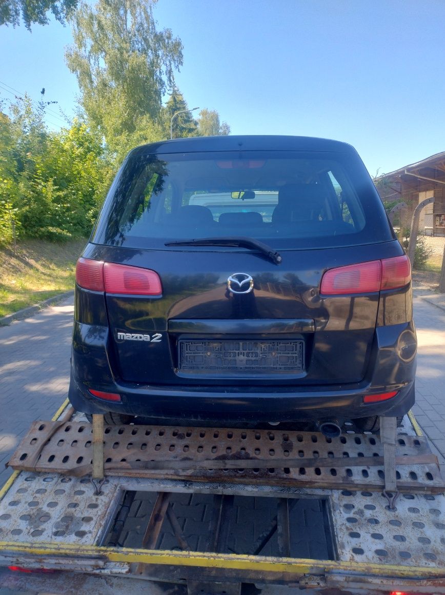 Mazda 2 DY 1.4 D,1.2,1.4B 2005r Srebrna,12R Części Wysyłka
