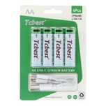TCBEST bateria akumulatorowa R6 (AA) 750 mAh z gniazdem Typ C
