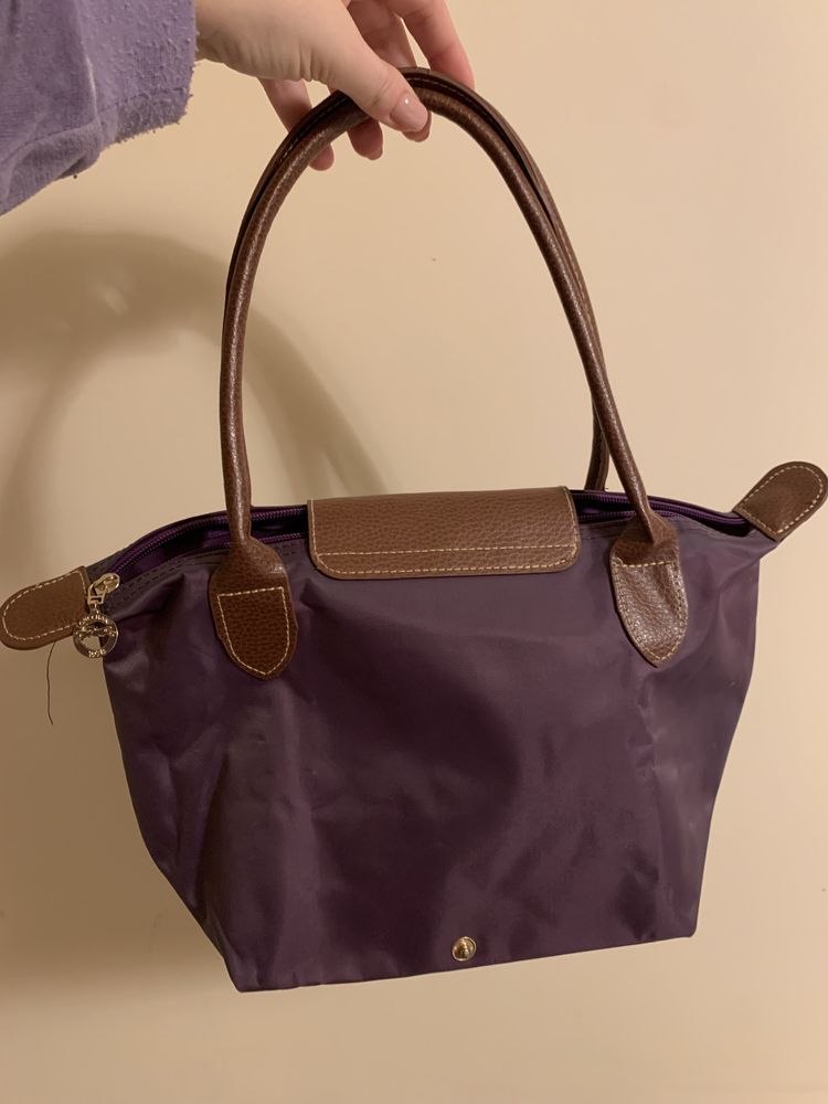 Mala Roxa S imitar longchamp