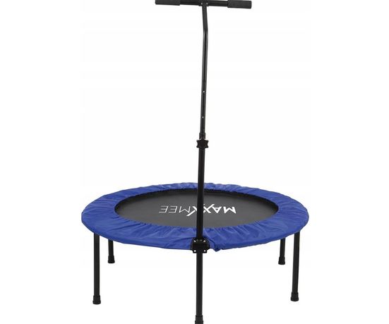 Mocna TRAMPOLINA fitness 101cm Z uchwytem Maxxmee do 100kg