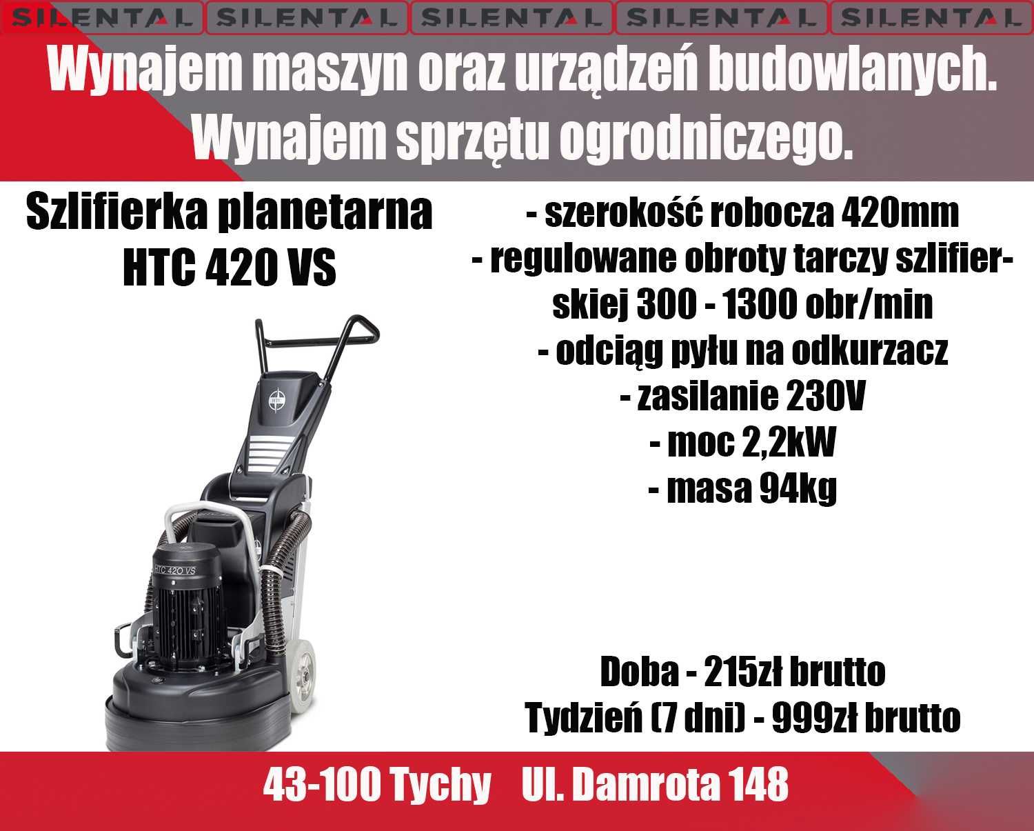Szlifierka planetarna do betonu lastryko Husqvarna pg450 htc420 TYCHY