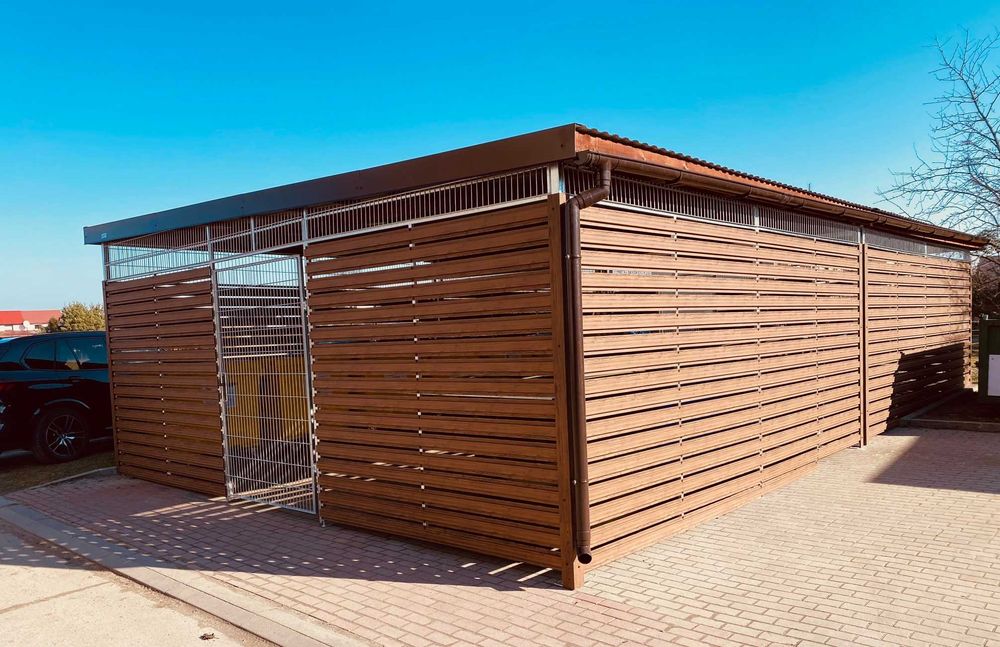 Wiata Śmietnikowa 3X2 . MONTAŻ GRATIS