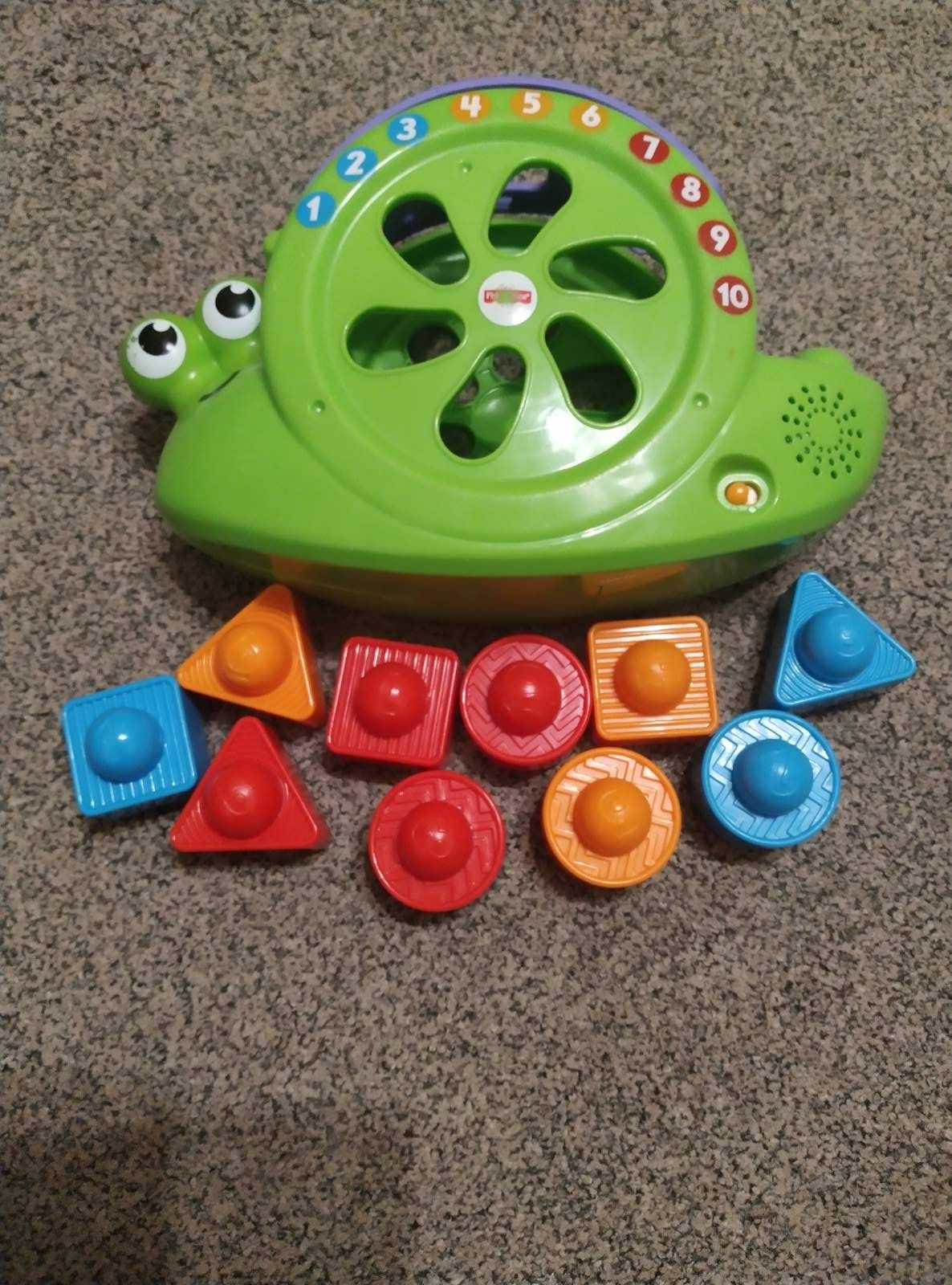 Солітер равлик Fisher price іграшки