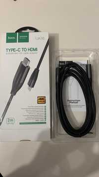 Кабель HOCO Type-C to HDMI