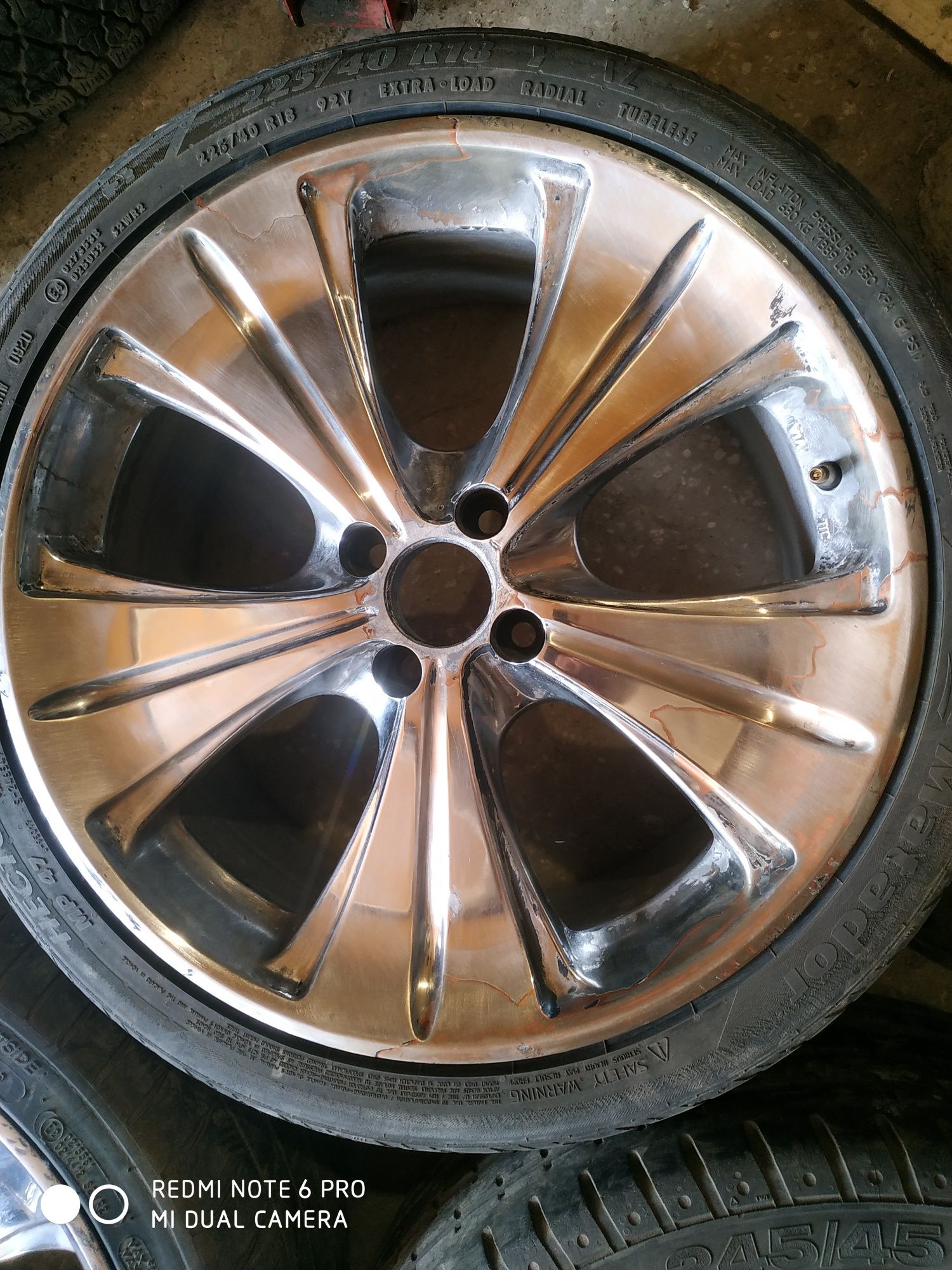 Диски Kia Hyundai 18"Jx8"J  (4/100мм.кріплення.
