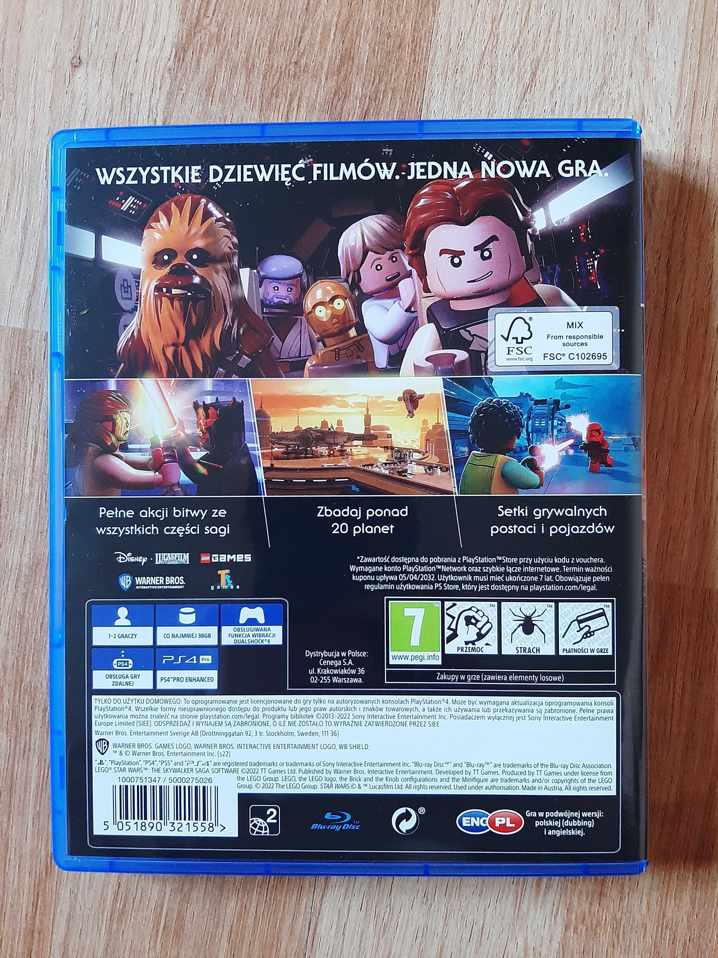 Lego gwiezdne wojny saga skywalkerów ps4