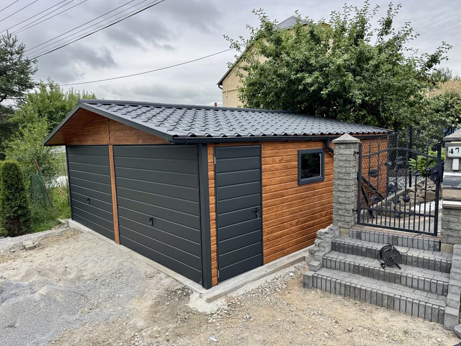 Garaz blaszany ocynkowany profil zamkniety