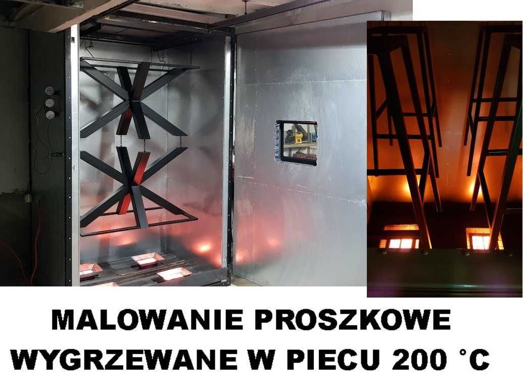 Regał NA WYMIAR stal loft industrialny na książki mal. PROSZKOWO