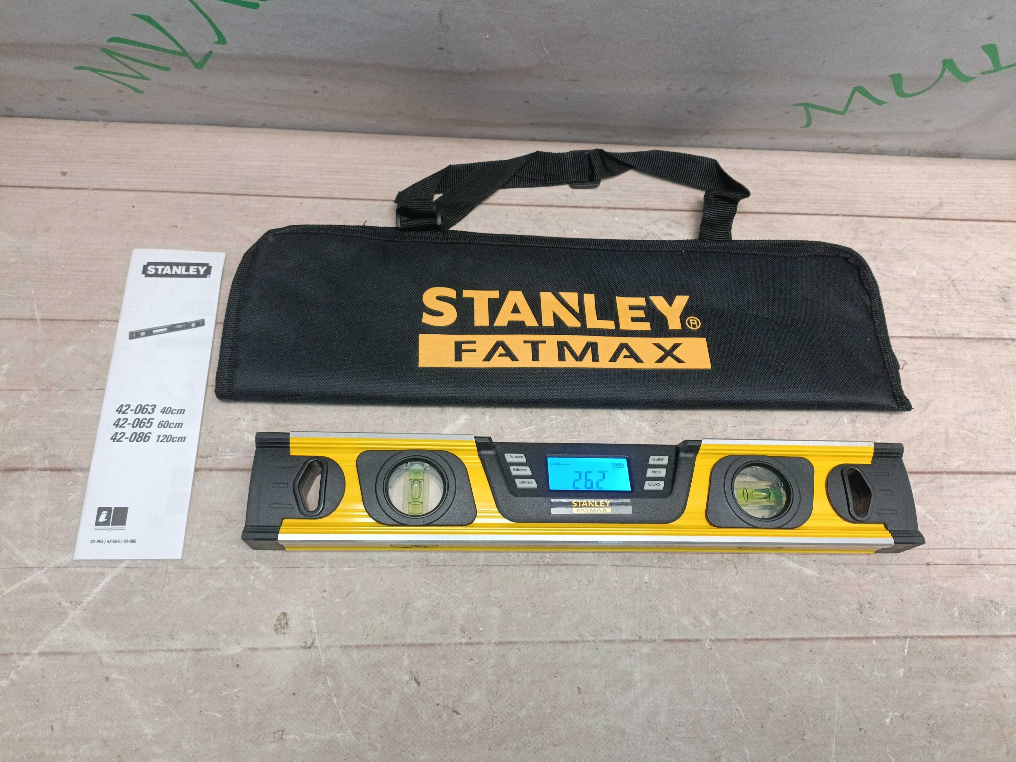 Stanley FatMax рівень  цифровий 400 мм 2 капсули алюмінієвий