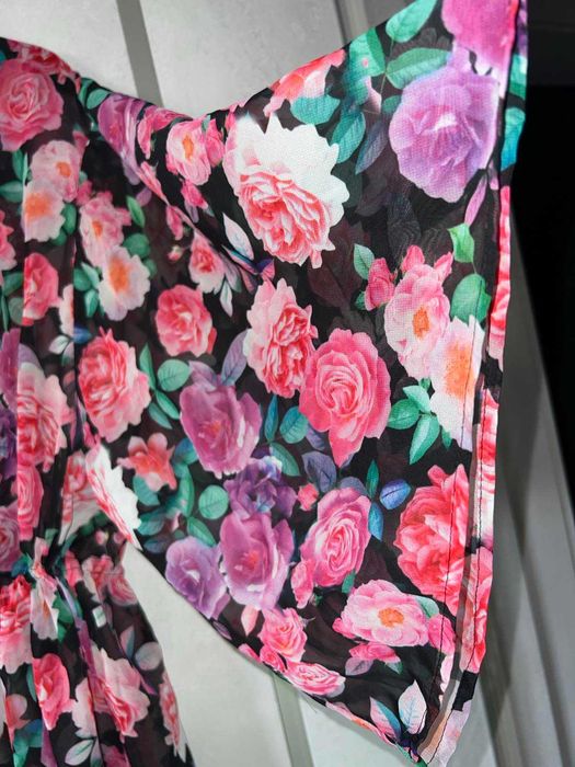 Рожева пляжна туника, парео, сукня від f&f. розмір Л