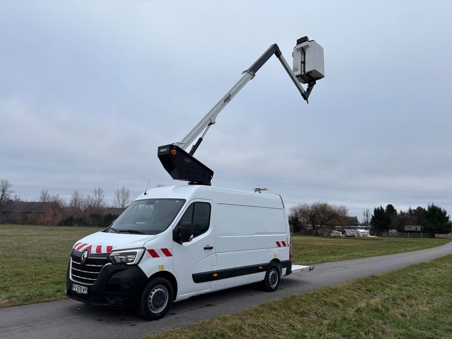 Renault MASTER 145dCi/PODNOŚNIK KOSZOWY/13.2M/KLIMA/SUPER STAN/SPROWADZONY