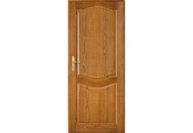 Drzwi wewnętrzne drewniane z ościeżnicą - malowane