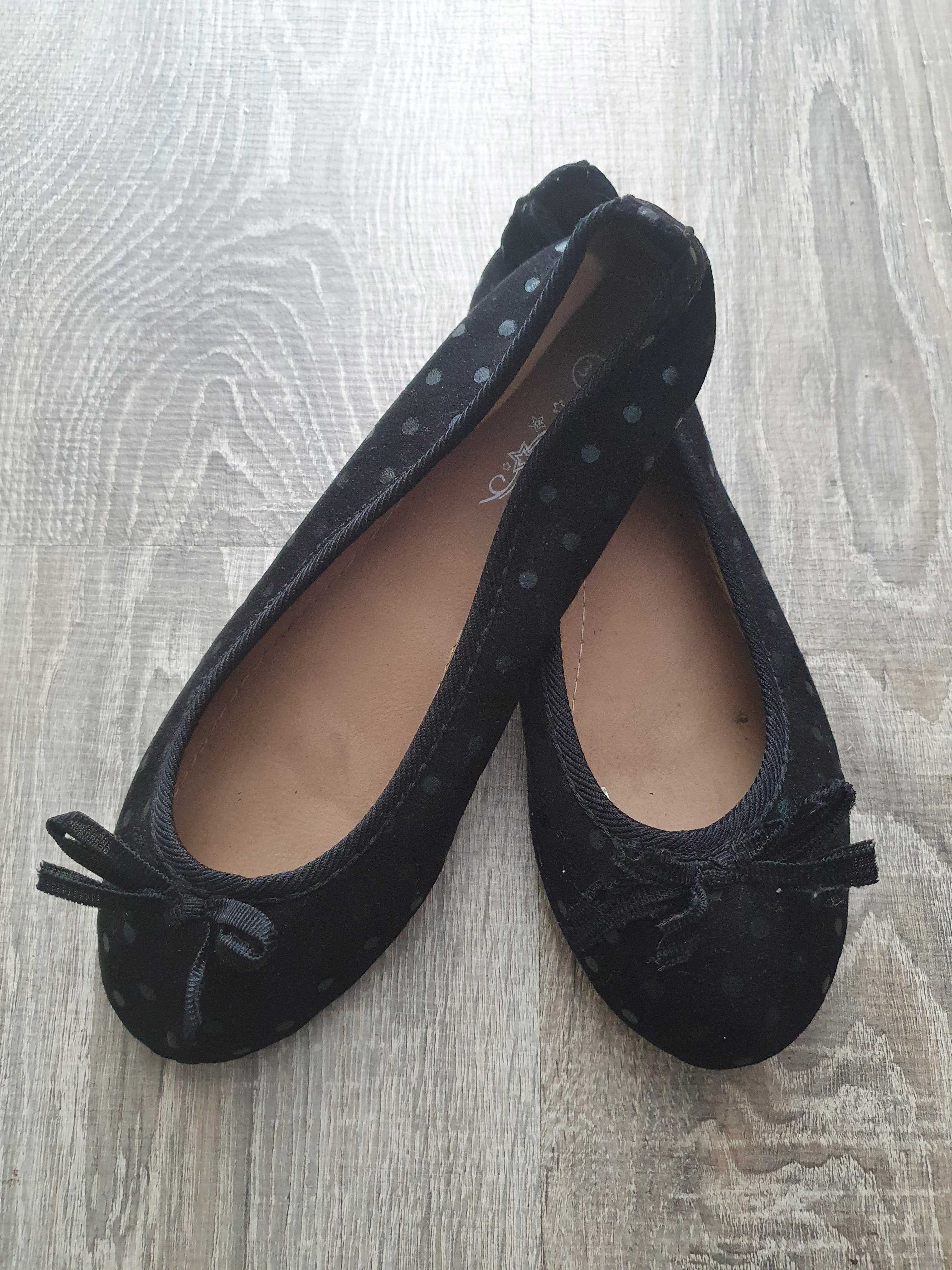 balerinki / baleriny r. 33 / eleganckie czarne  buty