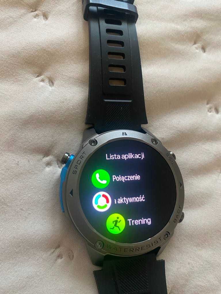 SMARTWATCH MĘSKI z GPS sportowy wodoodporny zegarek męski