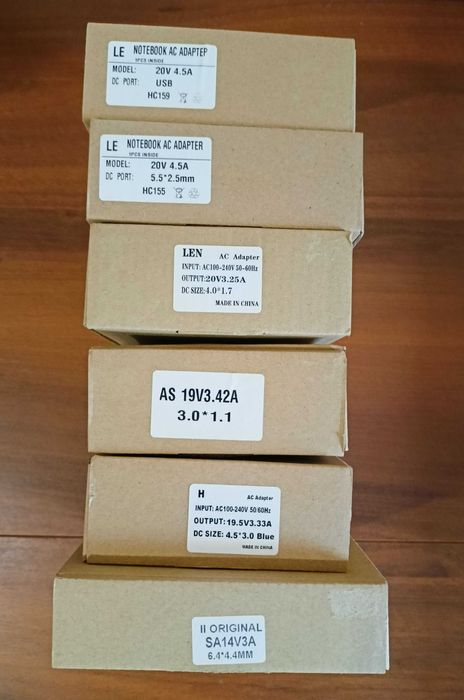 Блоки питания для ноутбуков для разных производителей Новые!!!