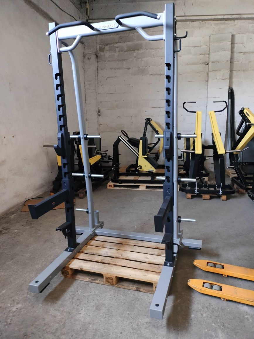 Nowy Half rack Precor rack squat stojak do przysiadów