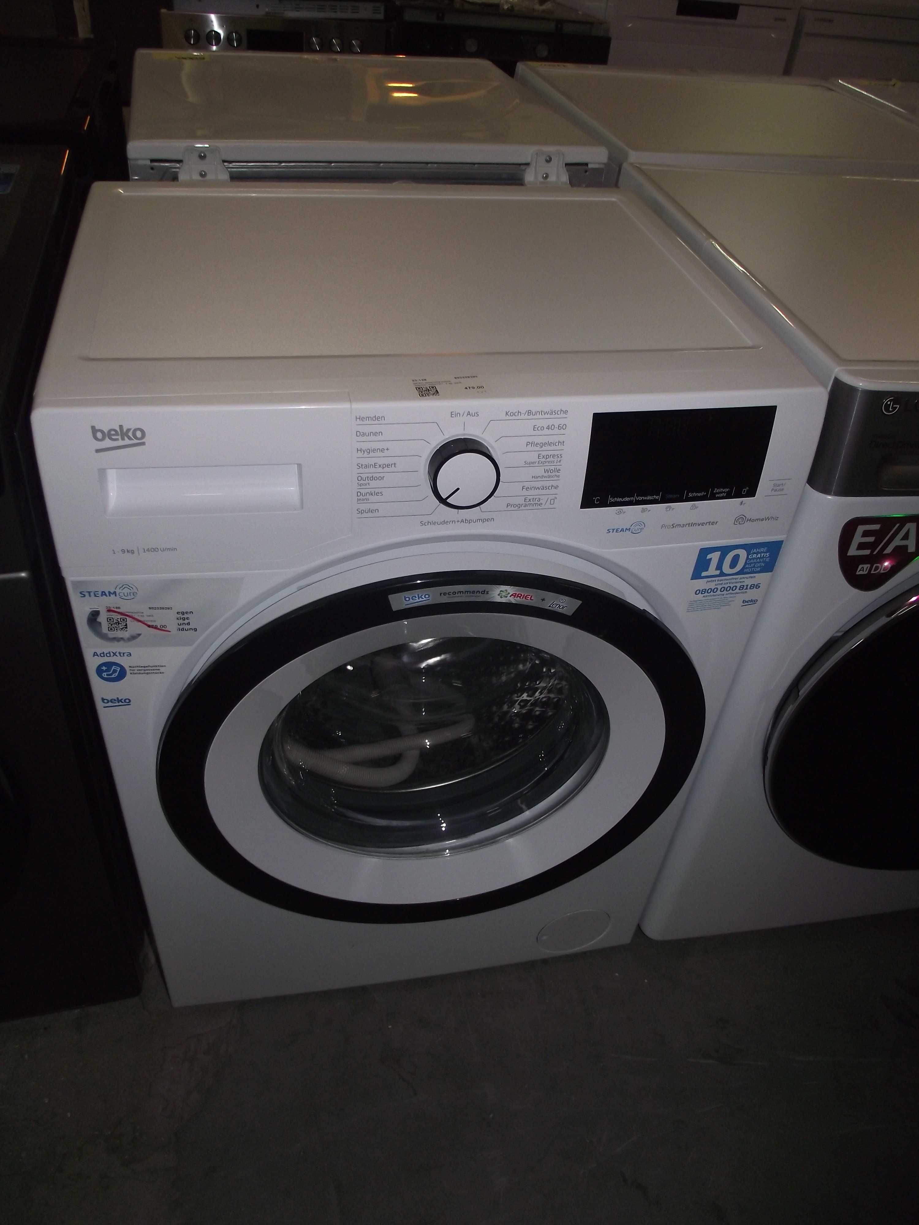 PRALKA BEKO WMO91465STR1, 9 kg, 1400 obr./min