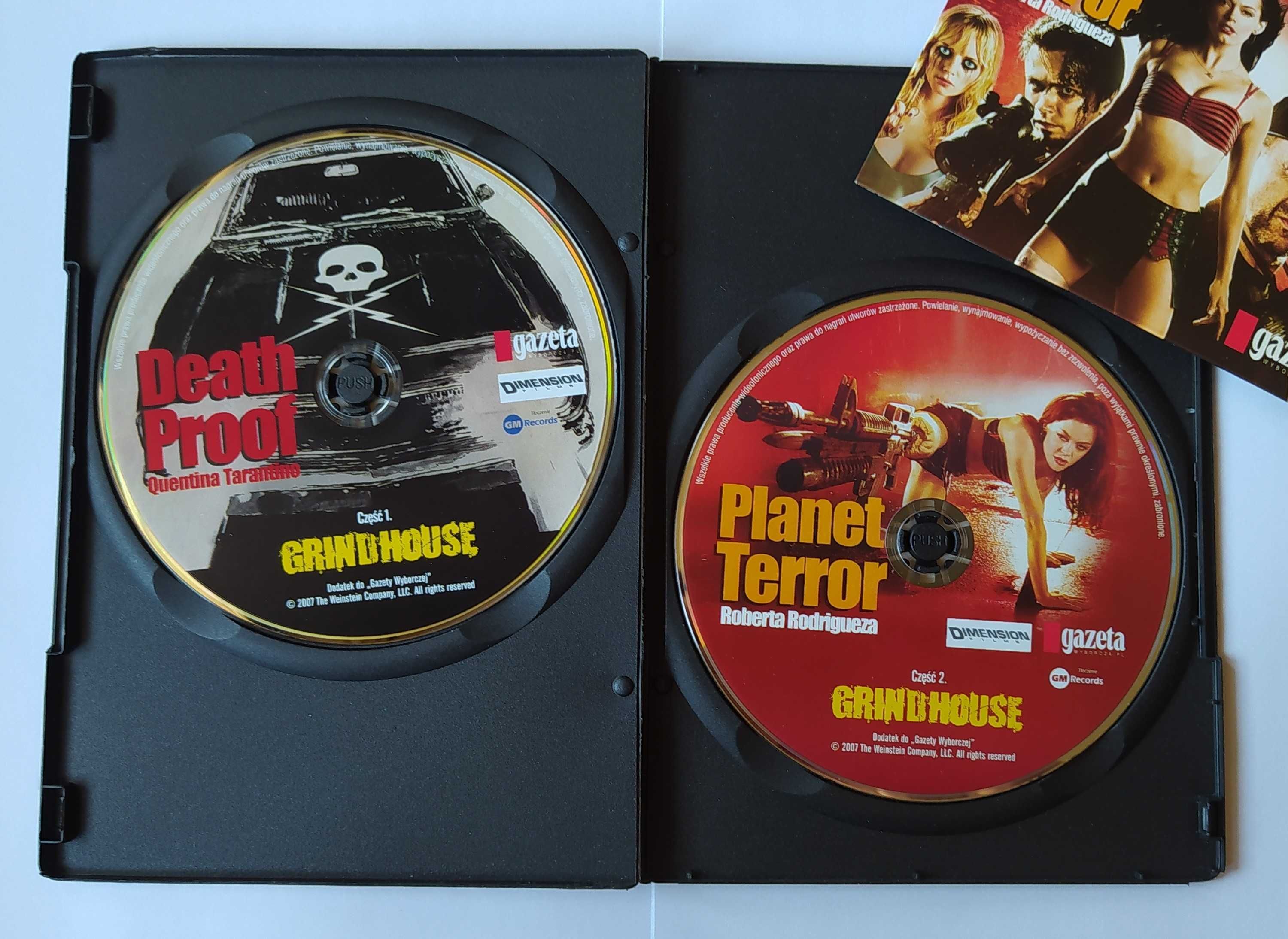 GRINDHOUSE - Death Proof + Planet Terror - 2 x DVD