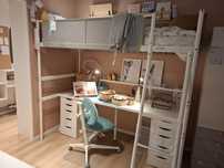 Łóżko piętrowe Ikea
