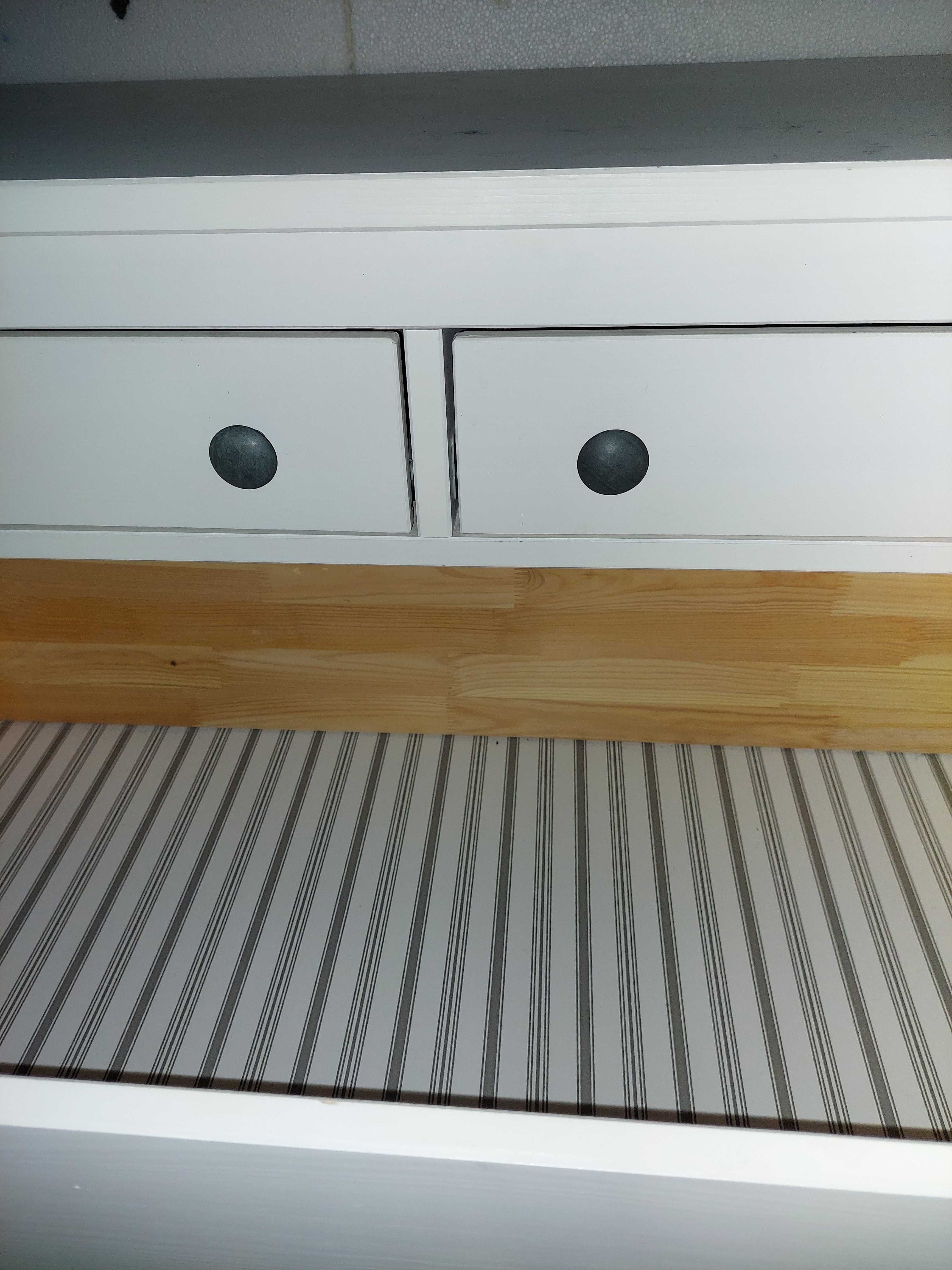 Komoda Hemnes 6 szuflad biała bejca Ikea Opole