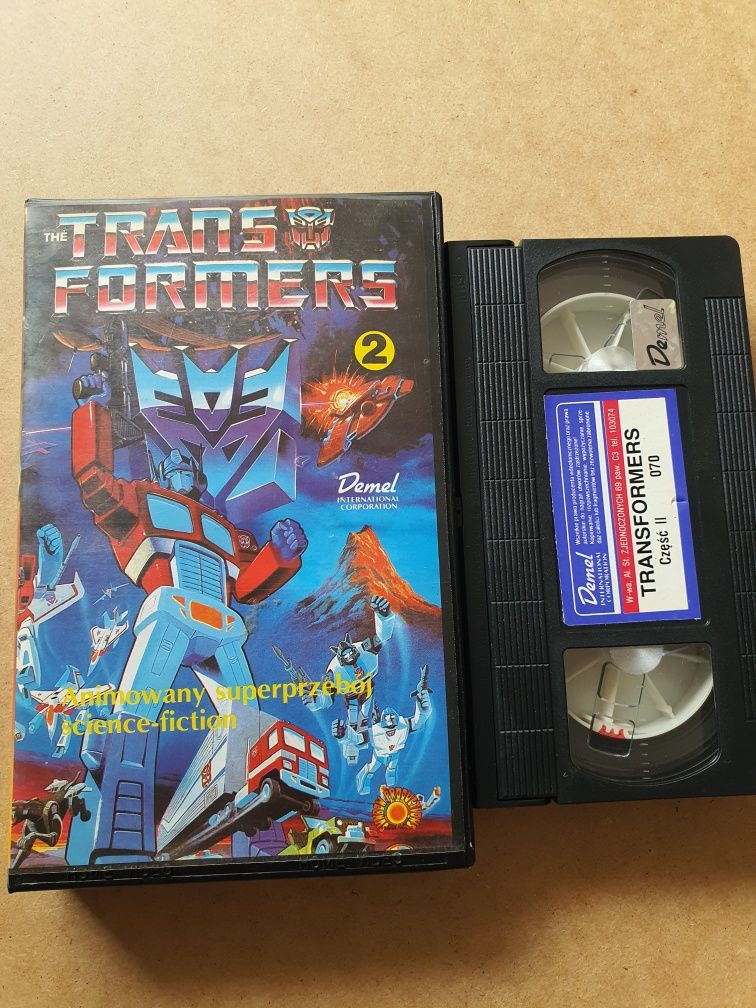 Transformers cz.2 Demel VHS oryginał