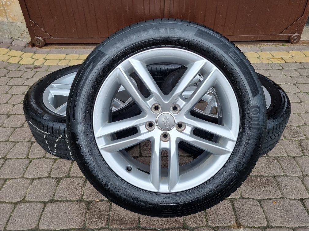 Alufelgi Koła 5x112 ET 43 Audi VW Opony Continental 235/50R18